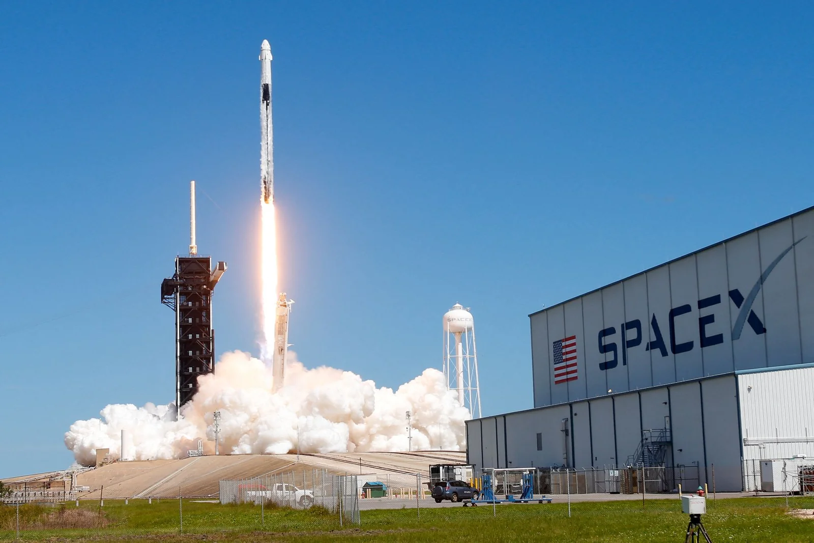 Lancement d'une fusée SpaceX depuis Cape Canaveral